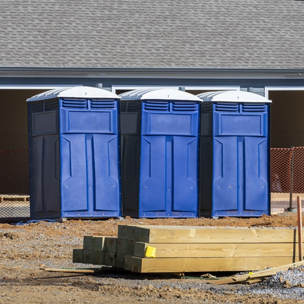 how do you ensure the porta potties are secure and safe from vandalism during an event in Ringgold